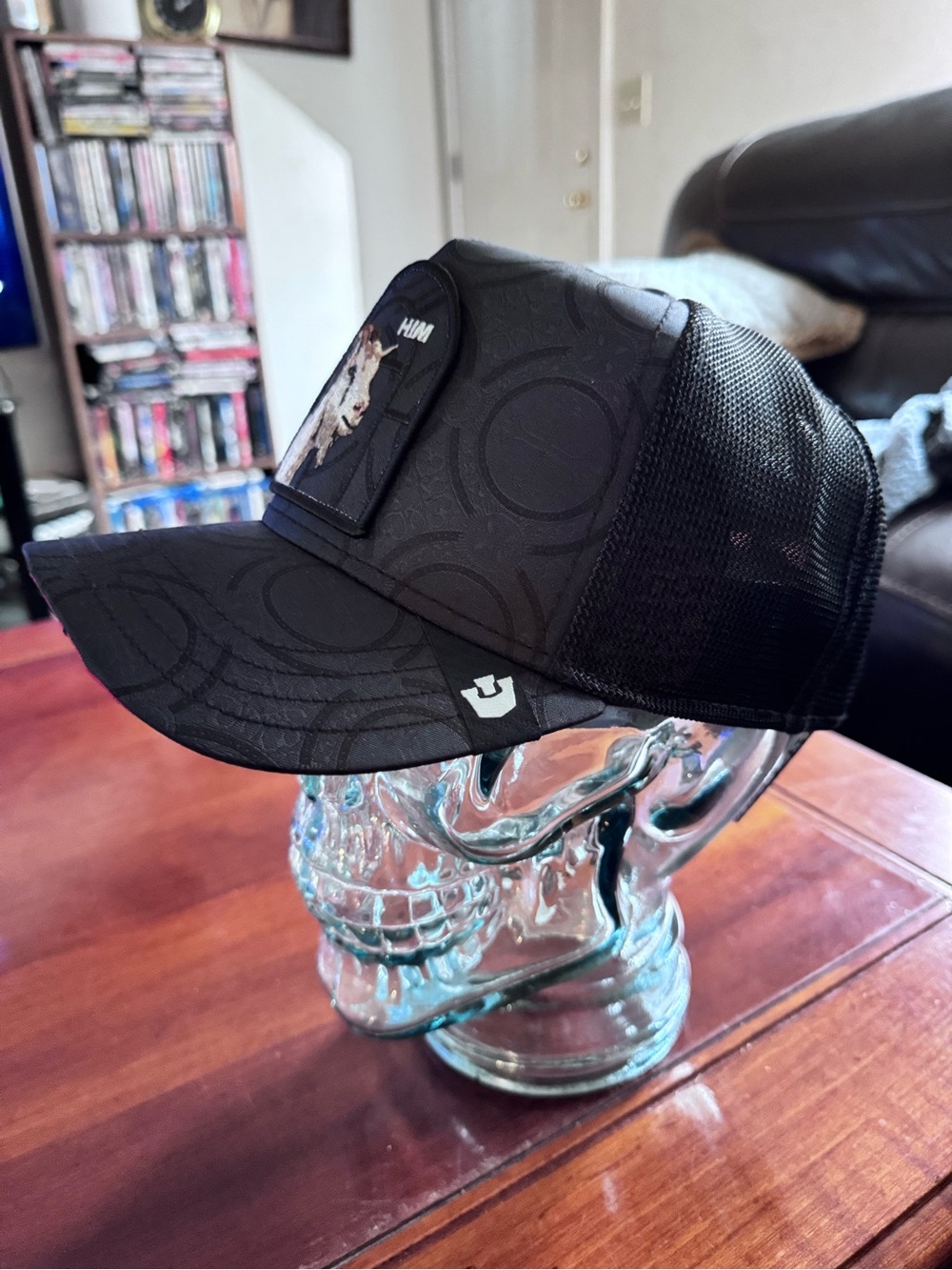 Goorin Brothers “HYMN” Trucker Hat. Mesh Snapback Black/ Red NWT - Picture 3 of 12